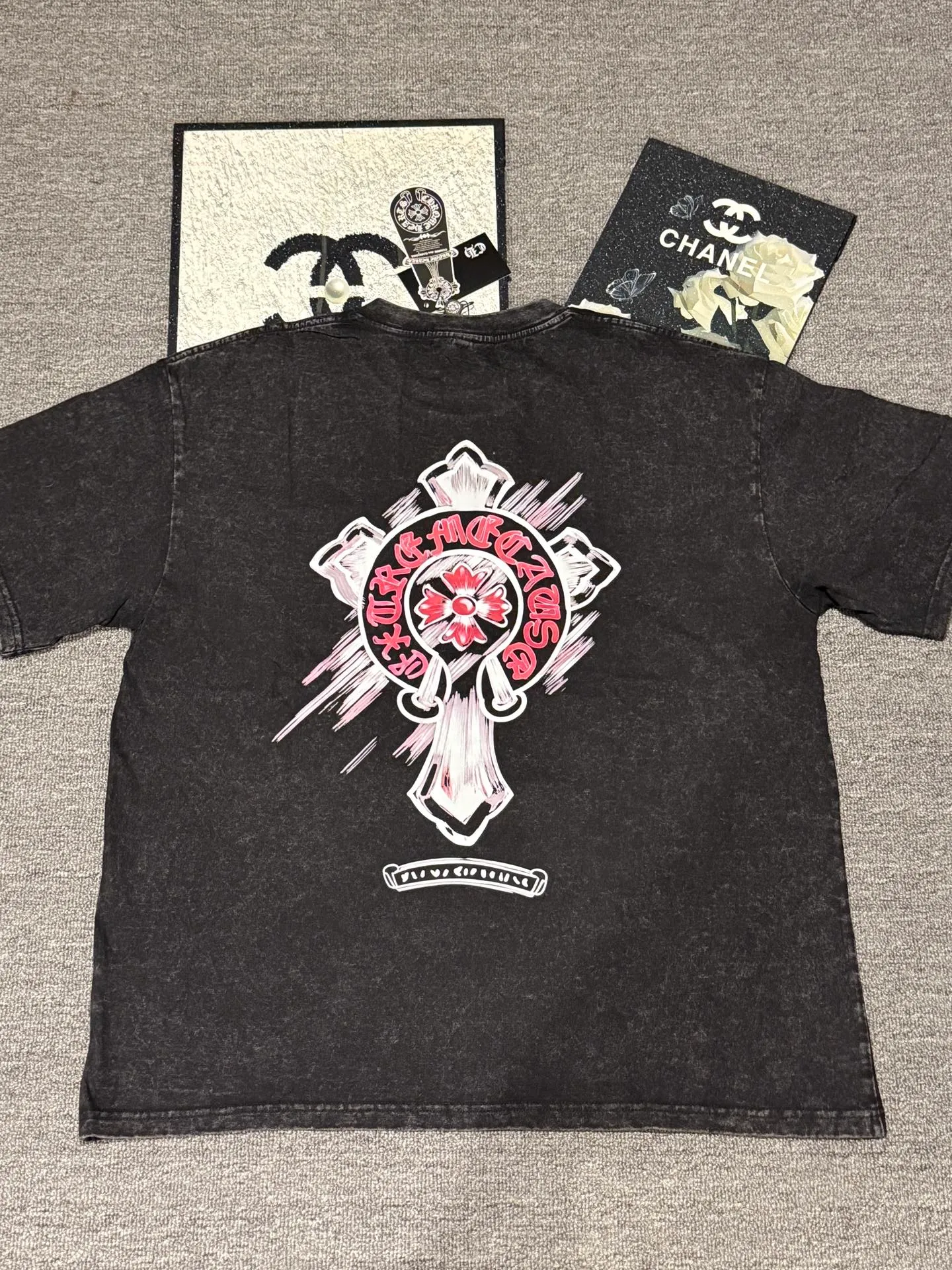 （ ） :SX 010 CH LOGO 1:1 Same Style 32 Breathable 1x 1 oversize 1:1 : Size:S-XL